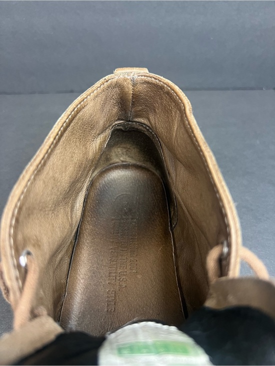 Vintage CLAE Men’s Suede  Chelsea Boots 11 Brown Lace Up Casual Office Wear Shoe